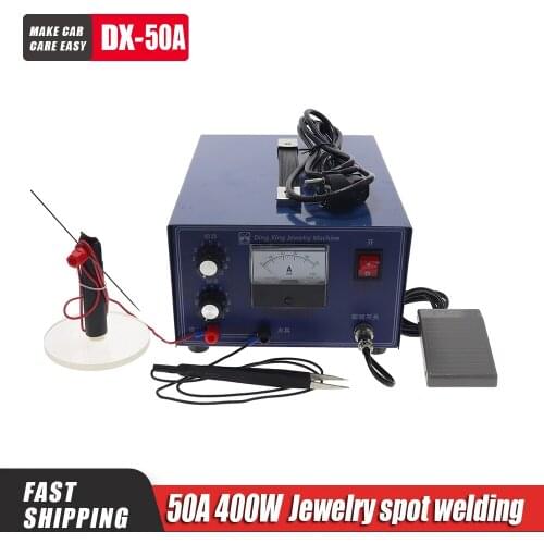 DX50A high-power laser spot welder pulse spot welding touch welder welding machine with jewelry equipment 0.6mm-1.2mm