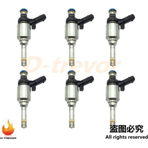 6pcs OEM 06H906036G Fuel Injector nozzle for 2008-2015 Audi Volkswagen 3.6L 2.0L 1.8L