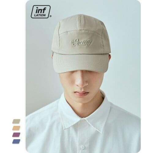 INFLATION Candy Color Baseball Cap Couple Vintage Adjustable Casual Hats Men Outdoor Sport Caps Woman