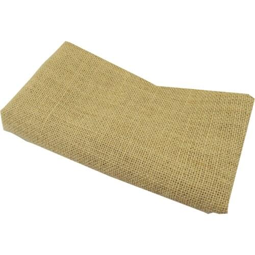 160x100cm Jute Sack Linen Fabric For Storage Bags flower Table Runner DIY Hand Work Christmas Wedding Party Decoration