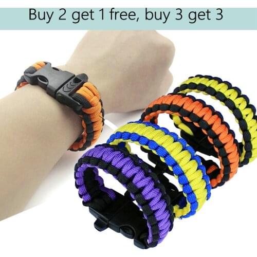 3 m 7 core umbrella rope braided bracelet multi-function escape survival bracelet outdoor camping rescue emergency rope bracelet