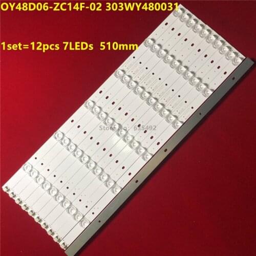 New kit 12pcs 51CM For pan da LE48D19S LCD TV lamp OY48D06-ZC14F-02 303WY480031