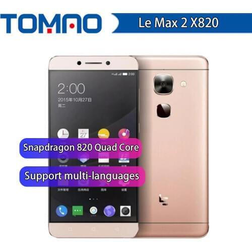 Original Letv LeEco Max2 X820 4G LTE Max 2 Mobile Phone Snapdragon 820 quad Core 5.7" 2560x1440 6GB RAM 64/128GB ROM 21MP Google