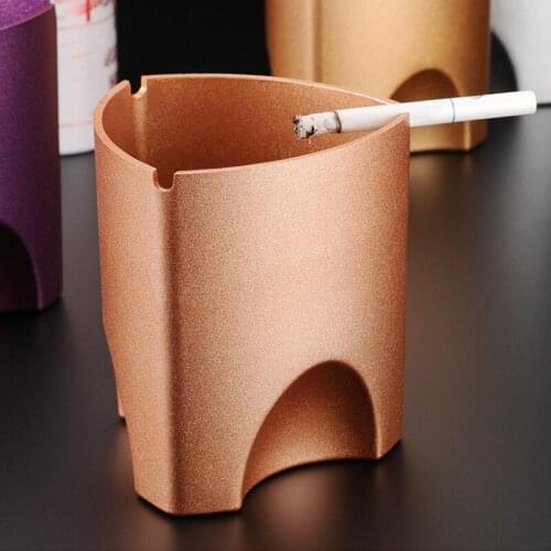 Aluminum Alloy Triple-cornered Ashtray Thickened Home Living Room Internet Cafe Bar KTV Ashtray Creative Metal