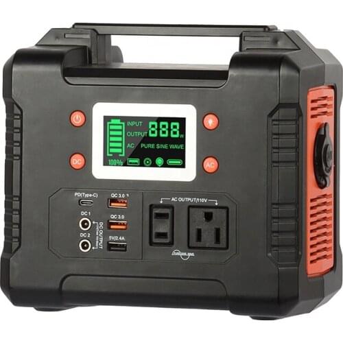 USA Japan Free Shipping Dropshipping 330W 110V 81000mah fast charger outdoor power station with Camping light