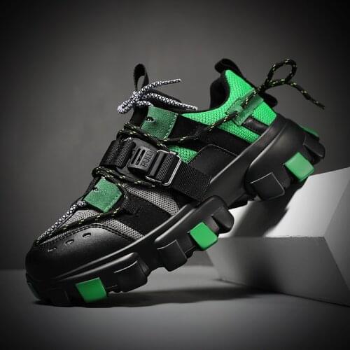 Platform Light Weight Sneakers Men Breathable Air Mesh Mens Running Shoes Chunky Trainers Fitness Jogging Sports Sneakers