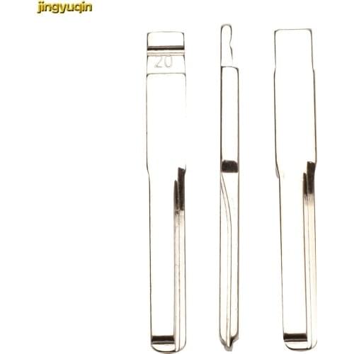 Jingyuqin 10pcs HU64 HU39 Flip Remote Car Key Blade For Mercedes Benz E Class No.11 20 Folding Uncut Blank Replacement