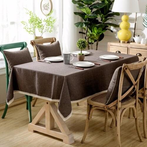 Xuyongtong Linen Tablecloths On The Table