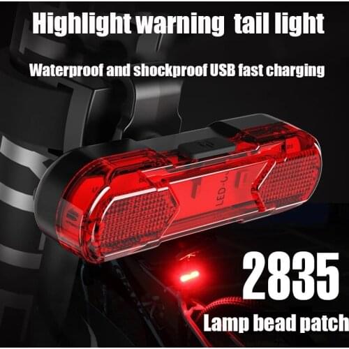 Bicycle Taillight Multi Lighting Modes models USB Charge Led Bike Light Flash Tail Rear Lights for road Mtb Bike Seatpost