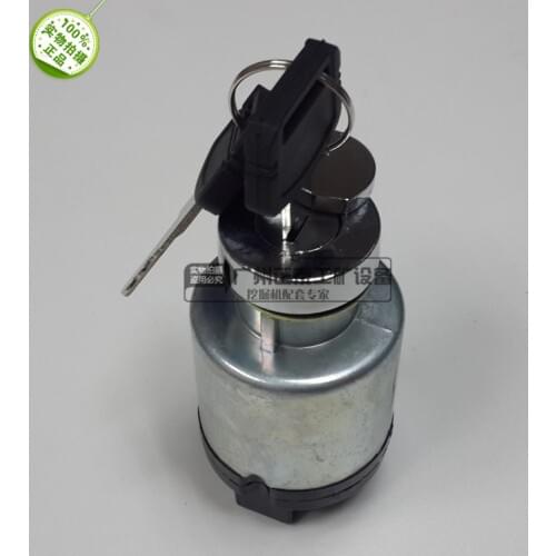 Free shipping for Hitachi Excavator Parts EX60/120/200-2/3/5 Start Key Ignition Lock Electric Door Lock digger parts