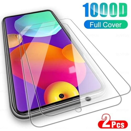 For Samsung Galaxy M62 2pcs HD Full Cover protective glass For samung sansung samsun m62 m 62 scratch resistant screen protector
