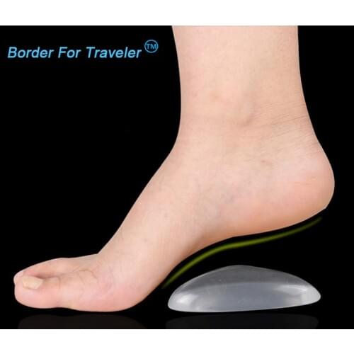 Women Orthopedic Silicone Gel Arch Support Shoes Inserts Foot Insole Wedge Cushion Pads X-13015