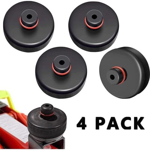 4pcs Jack Lift Pad for Tesla Jack Lift Sturdy Adapter Protects Battery & Paint for Tesla Model 3/X/S with Mesh Storage Bag
