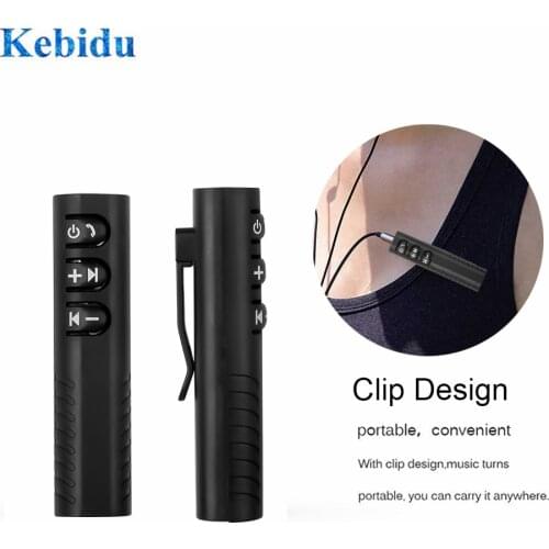 KEBIDU Car Bluetooth 3.5mm Receiver AUX Music Bluetooth Audio Receiver Handsfree Call Car Transmitter Auto Adapter