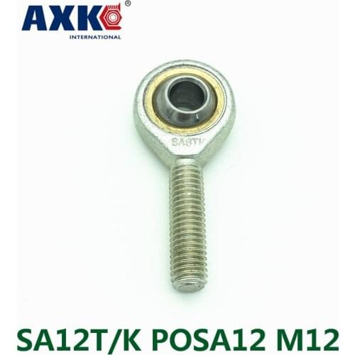 Axk 10 Pcs/lot 12mm Male Right Hand Discussion Bearing Rod Common End Thread Metric M12x1.75mm Sa12t/k Posa12 M12