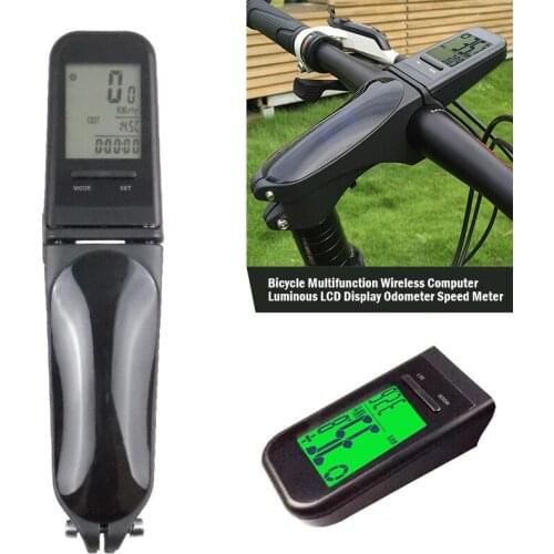 Wireless Bicycle Odometer Cycling Computer Road MTB Bluetooth Speedometer Stopwatch Waterproof Backlight Smart Handlebar