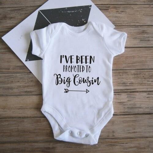 Big Cousin Shirt Ive Been Promoted To Big Cousin Big Cousin Baby Bodysuit Pregnancy Announcement New Cousin Baby Clothes
