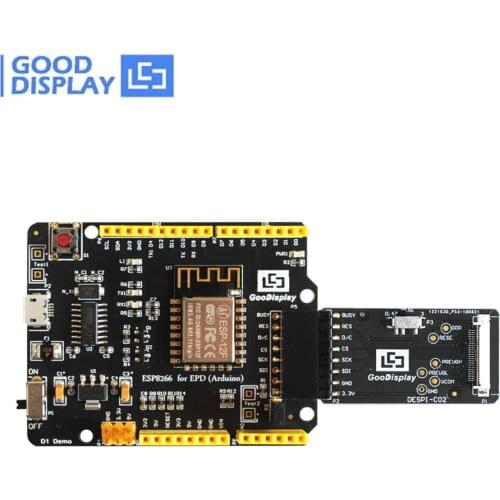 E-paper Demo Kit Supports Arduino Platform ESP8266 for EPD Display