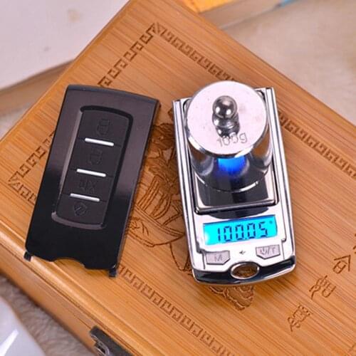 Electronic Scale Lightweight Car Key Shape Metal Accurate Digital Pocket Scale for Food для кухни