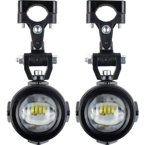 Motorcycle LED Headlight Fog Running Spot Light Auxiliary Driving Passing Lamps