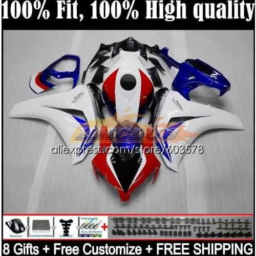 Injection For HONDA CBR1000 RR CBR 1000RR 48CL.3 CBR1000RR 08 09 10 11 CBR 1000 RR CC 2008 2009 2010 2011 Fairing Blue white