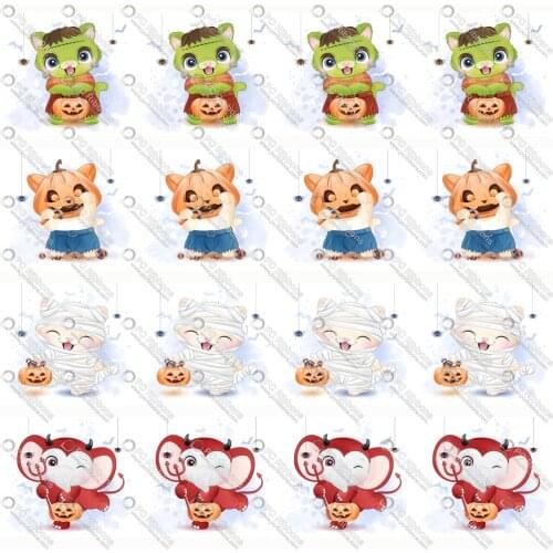 1-1/2" Halloween Cartoon Custom Design Ribbons for Crafts DIY Handmade Materials Hair Bow Lanyard/ Satin/ Grosgrain Ribbon CA181