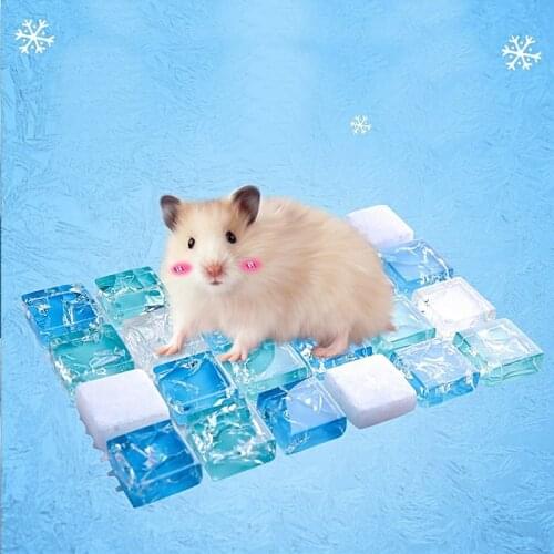 Small Animal Crystal Chiller Marble Pet Cooling Mat/Bed for Hedgehogs, Guinea Pig, Hamster, Chinchilla and Rats