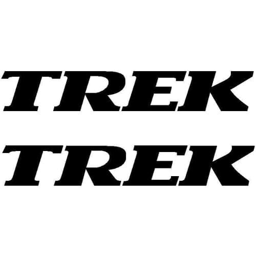 For 2Pcs (2) Trek Mountain Bikes Decal Vinyl Bumper Window Sticker Car Styling