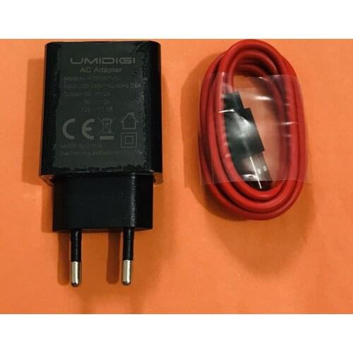 Original Travel Charger EU Plug Adapter+ Type C Cable for UMIDIGI X Helio P60 Free shipping