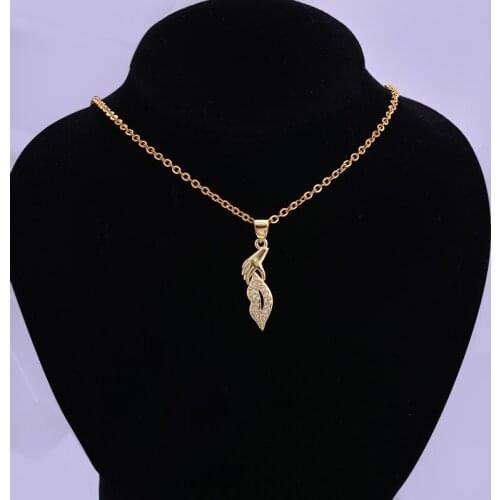 24K Gold Jewelry Necklace pandent Women Ethiopian African Dubai indian Necklace Party Mouth type Necklace bridal wedding Gift