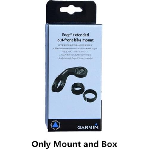 Suporte de montagem frontal estendido garmin, suporte original para computador de ciclismo edge 200/510/520/810/1000 luz para bi