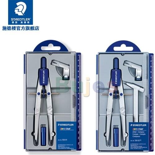 STAEDTLER Professional Drawing Compass,Oversize, Super High Quality, Needle Tube Pen and Pencil Lead, DE(Origin)