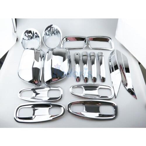 For Toyota Land Cruiser Prado LC 150 FJ150 2014 2015 2016 2017 Handle Fog Lamp Light Cover Chrome Auto Care Accessories