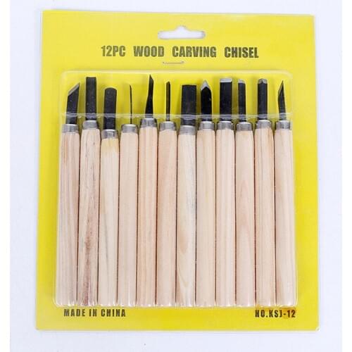 Craft Wood Carving Knife Student Handmade Wood Carving Knife Carving Wooden Handle Set