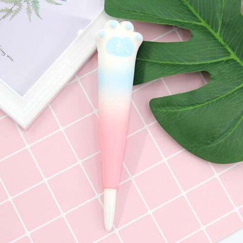 Cartoon Gel Pen Cute 0.5mm Squeezes Pen for Sta-tionery Gel Pens School Writing Supplies Stress Reliever Decom-Pression Pen