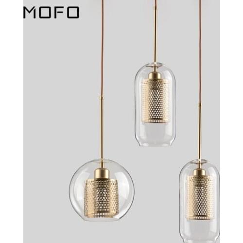 Nordic Loft Pendant Lights Modern Glass Pendant Lamp Living Room Restaurant Lighting Kitchen Light Fixtures Suspension Luminaire