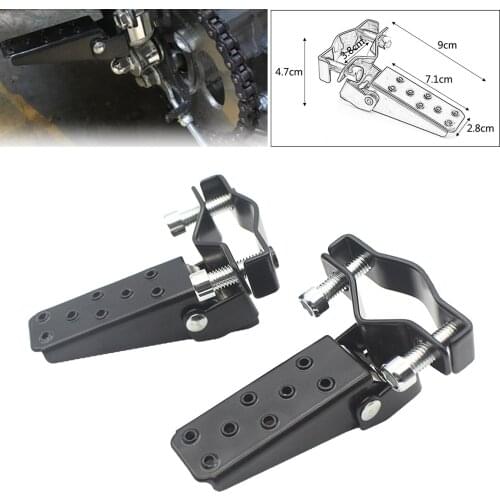25mm-30mm Folding Motorcycle Metal Foot Pegs Pedals for Yamaha Accessory