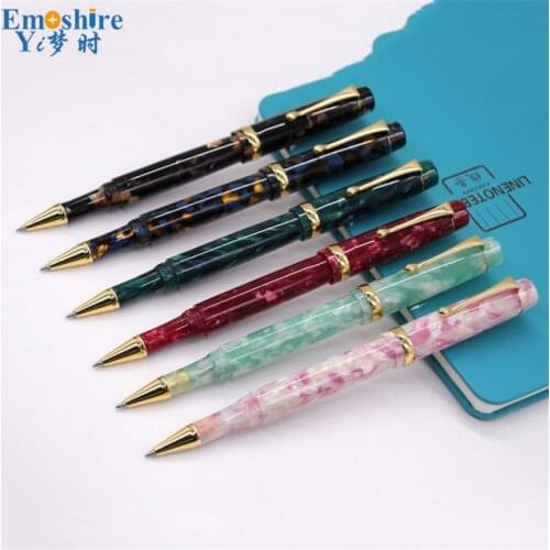 Resin Ballpoint Pen Roller Pen Creative Ballpoint Pen Stationery With 0.5 mm Refill Luxury Gifts for Man Print Logo Gifts P021