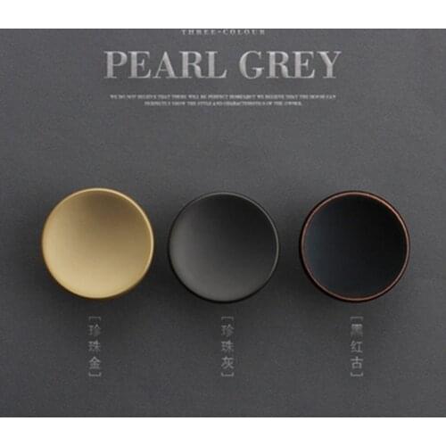 Modern Simple Round Knob Drawer Knob Zinc Alloy Cupboard Wardrobe Dresser Closet Kitchen Door Pull Furniture Hardware