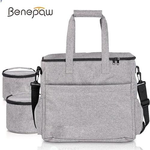 Benepaw Pet Travel Accessories Bags For Dogs Waterproof Comfortable Crossover Handheld Carrying Bag For Camping Picnic Hiking