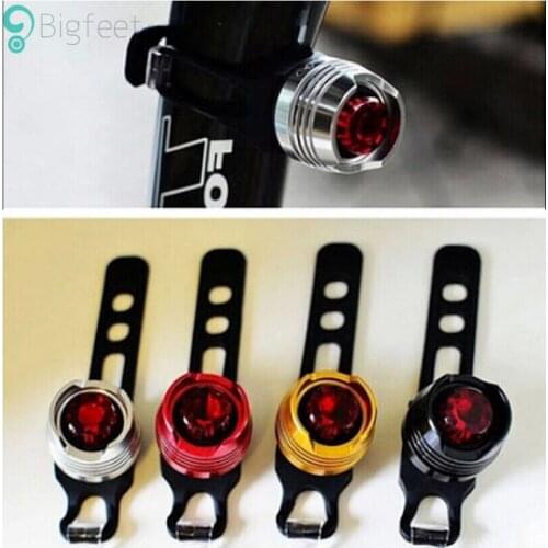 LED Waterproof Bike Bicycle Cycling Front Rear Tail Helmet Red Flash Lights Safety Warning Lamp Cycling Safety Caution Light T41