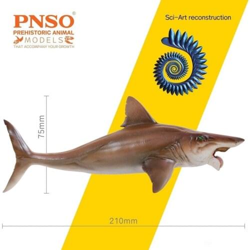 IN STOCK! PNSO Helicoprion Haylee Figure Edestidae Shark Model Collector Animal Adult Toy Decoration Gift