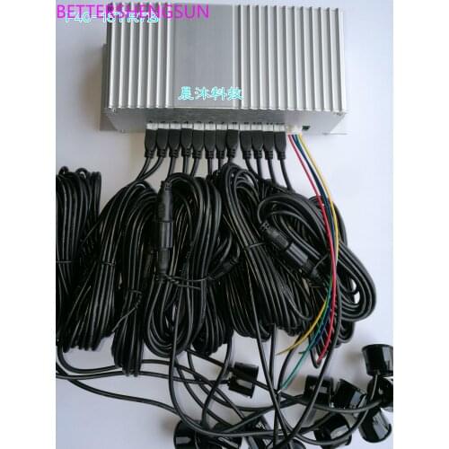 12-probe waterproof ultrasonic ranging module / high sampling rate / sensor / robot / CAN bus