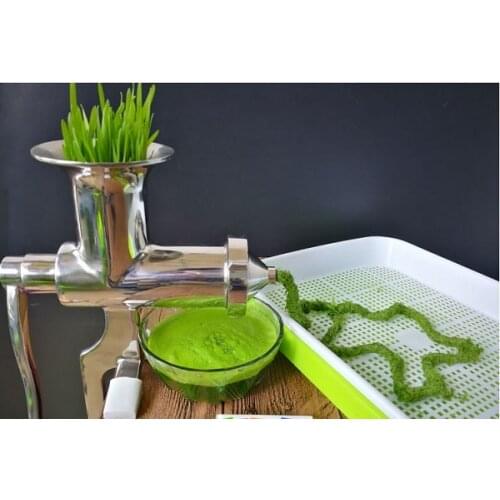 Top quality cold press manual stainless steel WheatGrass Juicer,healthy wheat grass juicer machine,wheat grass juice extractor