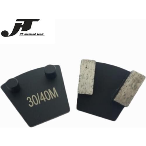 Free shipping High Quality Werkmaster Plug Diamond Floor Grinding Segment For Concrete Floor 12pcs