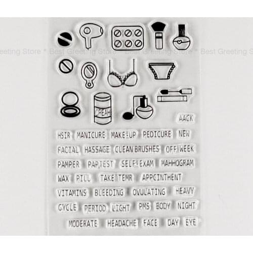 Woman things clear stamps scrapbooking women stuff stamps planner journal supplies