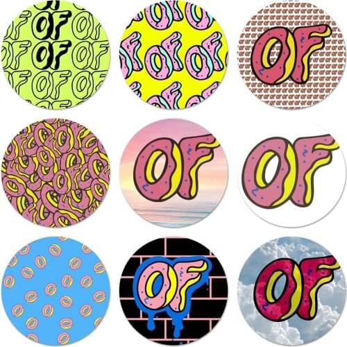 58mm MarOdd Future Donut Icons Pins Badge Decoration Brooches Metal Badges For Clothes Backpack Decoration