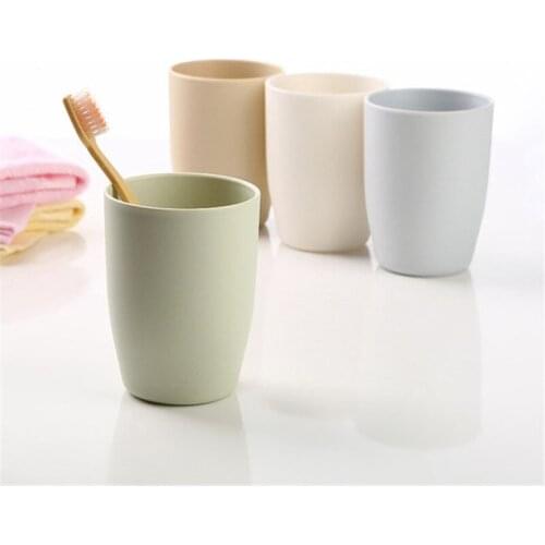 1pcs Simple Bathroom Sets Circular Cups Toothbrush Holder Cup Rinsing Cup Wash Tooth Mug