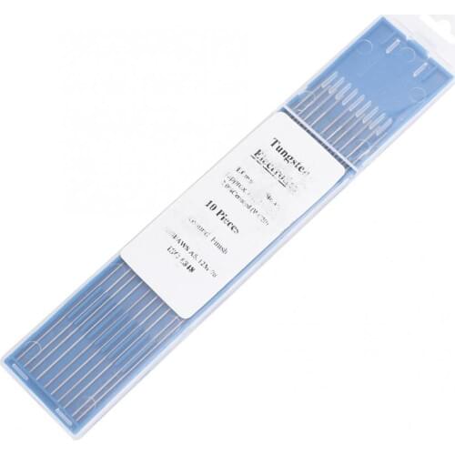 10pcs WC20 Cerium Tungsten Electrode Gray Tip for DC TIG Welding Machine 1.0mm