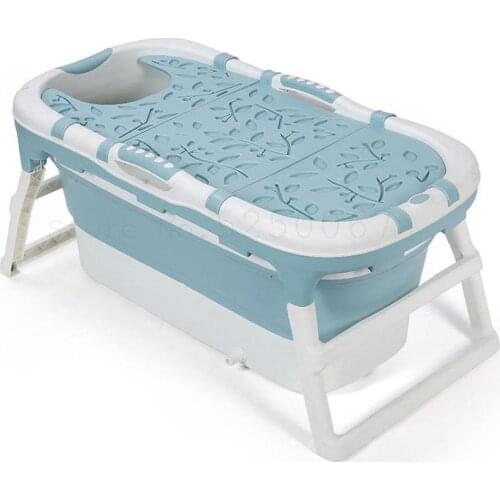 256 Folding Bathtub For Adults And Children Thickening Household Whole Body Sweat Steamed Yao Bathtub For Babies And Double